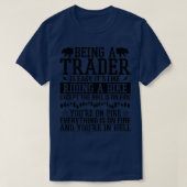 T-shirt Être Un Trader Isnx27t Easy Stock Forex Trading 1 (Design devant)