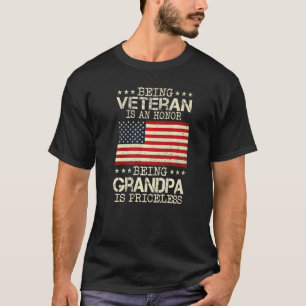 T-shirt Être Un Vétérinaire Est Un Honneur Être Un Grand-P