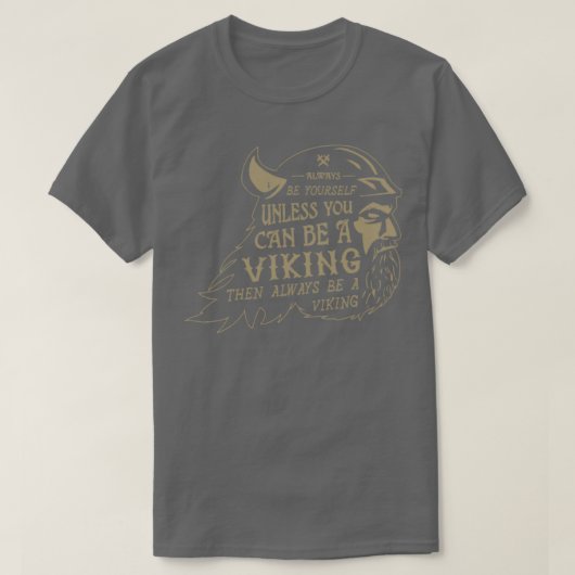 T-SHIRT ÊTRE UN VIDKING (Design devant)