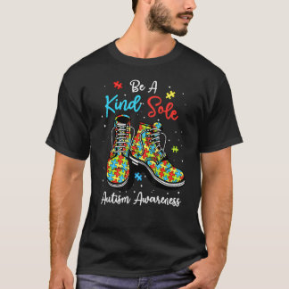 T-shirt Être une âme gentille Autisme Sensibilisation Arc-