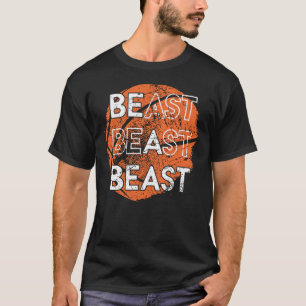 T-shirt Être une bête Basketball Sports Distresse Design