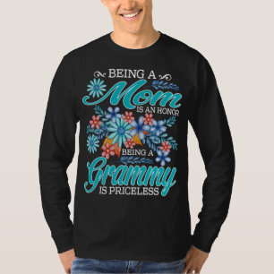 T-shirt Être Une Mère Est Un Honneur Être Un Grammy Est Pr