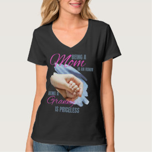 T-shirt Être Une Mère Est Un Honneur Être Un Grammy Est Pr