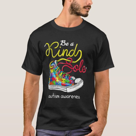 T-shirt Être Une Sensibilisation sur l'autisme Sole Genre (Devant)