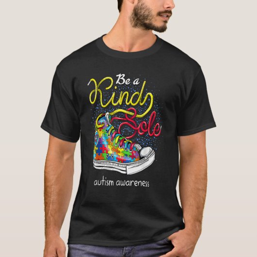 T-shirt Être Une Sensibilisation sur l'autisme Sole Genre  (Devant)
