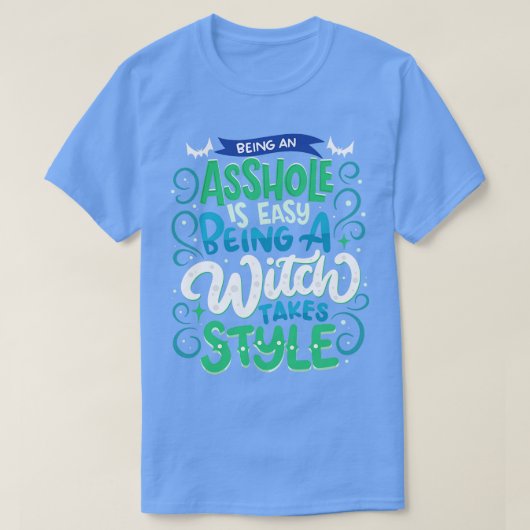 T-shirt Être une sorcière prend du style Halloween (Design devant)