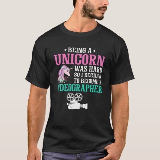 T-shirt Être Unicorne Était Difficile, J'Ai Décidé De Deve (Devant)