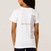 T-Shirt Être unique (Dos)
