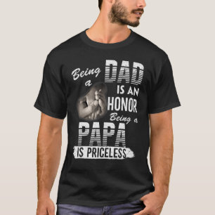 T-shirt Être vintage Un Père Est Un Honneur Être Un Papa E