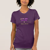 T-shirt Étreignez-moi doucement dans le rose lumineux (Devant)