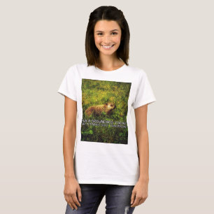 T-shirt Étreignez un groundhog aujourd'hui. Attrapez une