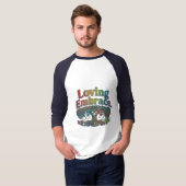 T-shirt Étreinte aimante (Devant entier)