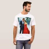 T-shirt Étreinte d'hiver (Devant entier)