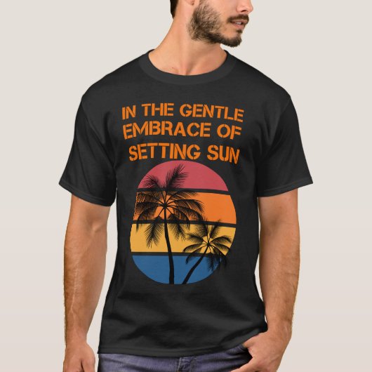T-shirt Étreinte du soleil couchant (Devant)