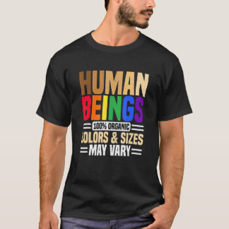 T-shirt Êtres Humains 100 Couleurs Et Tailles Organiques P