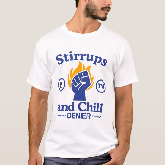 T-shirt Étriers et dénier de froid (Devant)