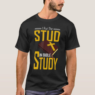 T-shirt Étude Biblique Chrétienne Je Mets Le Gouillon Dans