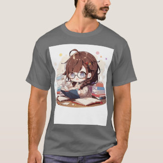 T-shirt étude de fille chibi