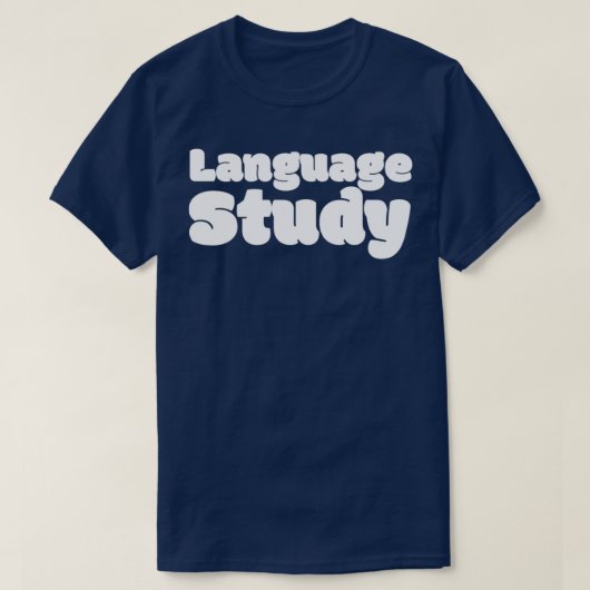 T-shirt Étude de langue (Design devant)