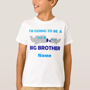 T-shirt Étude de l'avion mignon de frère de sucrerie
