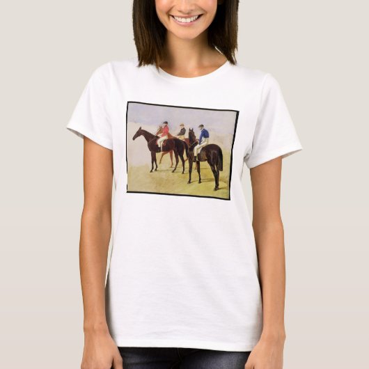 T-shirt Étude de trois fissures de Steeplechase : Allen Mc (Devant)