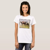 T-shirt Étude de trois fissures de Steeplechase : Allen Mc (Devant entier)