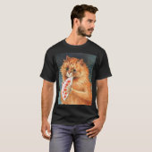 T-shirt Étude D'Un Chat De Gingembre Par Louis Wain (Devant entier)