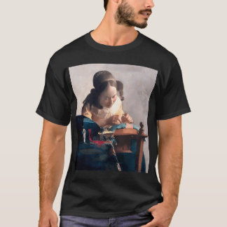T-shirt Étude d'une jeune femme par Johannes Vermeer