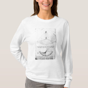 T-shirt Études de constante de miroirs concaves,