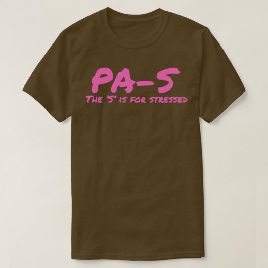 T-shirt Étudiant adjoint en médecine du PAS (Design devant)