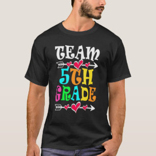T-shirt Étudiant de 5e année de l'équipe de retour à l'éco