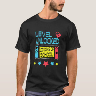 T-shirt Étudiant de jeu vidéo 100e jour enseignant