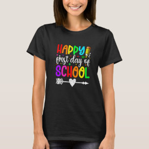 T-shirt Étudiant de la rentrée scolaire Premier jour d'éc
