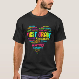 T-shirt Étudiant D'Équipe De Première Année Du Coeur Retou