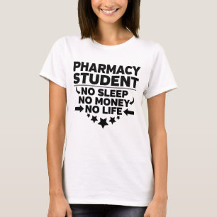 T-shirt Étudiant du Collège de pharmacie sans vie ni arg