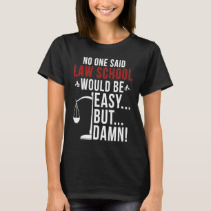 T-shirt Étudiant en droit en cours de droit Avocat en deve