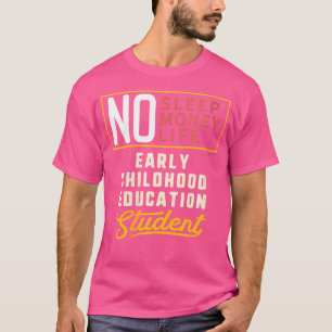 T-shirt Étudiant en éducation de la petite enfance Wo drôl