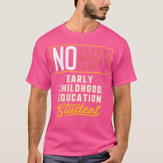T-shirt Étudiant en éducation de la petite enfance Wo drôl
