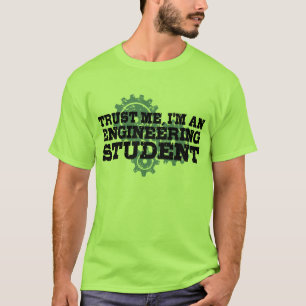 T-shirt Étudiant en génie