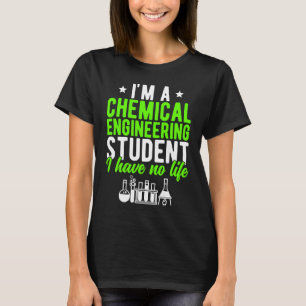 T-shirt Étudiant en génie chimique futur ingénieur chimist