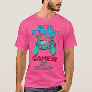 T-shirt Étudiant en mathématiques de jour en nuit