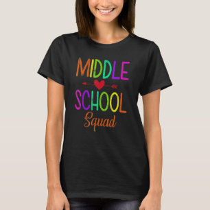 T-shirt Étudiant Enseignant De L'Escadron Du Milieu Reveni