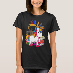T-shirt Étudiant Imaginaire animal enfants licorne magique