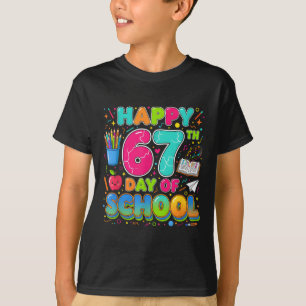 T-shirt Étudiant Six Sept Tendance 67 Joyeux 67e Jour De S