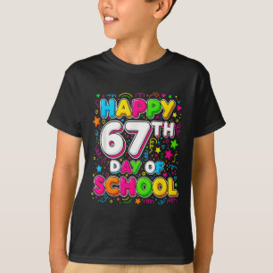 T-shirt Étudiant Six Sept Tendance 67 Joyeux 67e Jour D'Éc