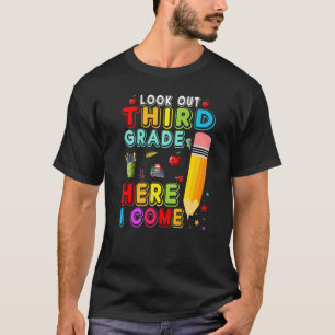 T-shirt Étudiante en crayon de 3e année