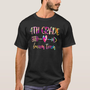 T-shirt Étudiants de l'équipe de rêve de 4e année Enseigna