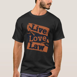T-shirt Étudiants en droit en études juridiques de l'école