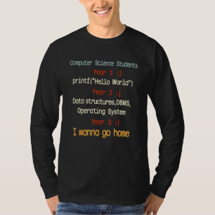 T-shirt Étudiants En Informatique Il Frontend Développeur