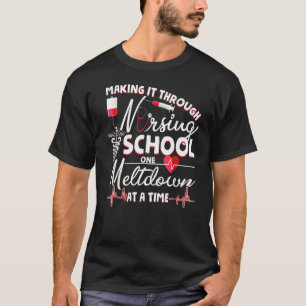 T-shirt Étudiants en soins infirmiers présente la journée 